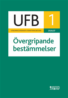 UFB 1 Övergripande bestämmelser 