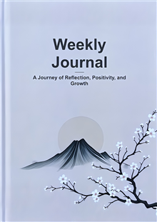 Weekly Journal - A Journey of Reflection, Positivity, and Growth 
