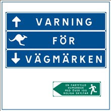 Varning för vägmärken