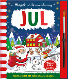 Magisk vattenmålning. Jul