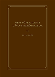 Osby församlings gåvo- och krönikebok, volym 2