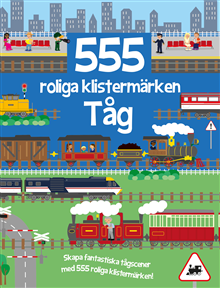 555 roliga klistermärken. Tåg