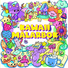 Kawaii målarbok