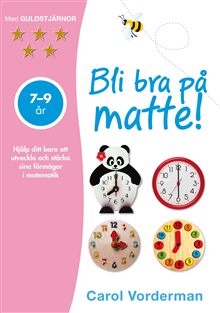 Bli bra på matte! 7-9 år (ljusrosa)