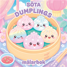 Söta dumplings målarbok