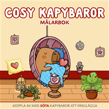 Cosy kapybaror målarbok
