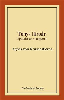 Tonys läroår 