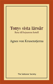 Tonys sista läroår 