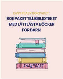 Bokpaket till biblioteket med lättlästa böcker för barn